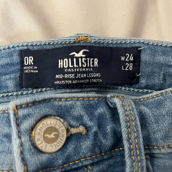 Women’s Hollister Mid-Rise Jean Legging w-24 l-28 - Picture 2 of 2